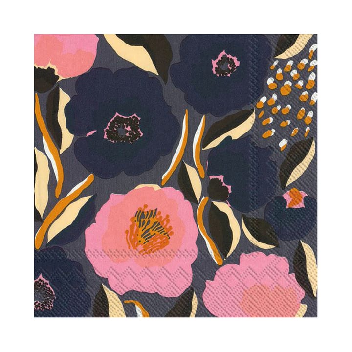 Rosarium 냅킨 33x33 cm 20개 - blue - Marimekko | 마리메꼬