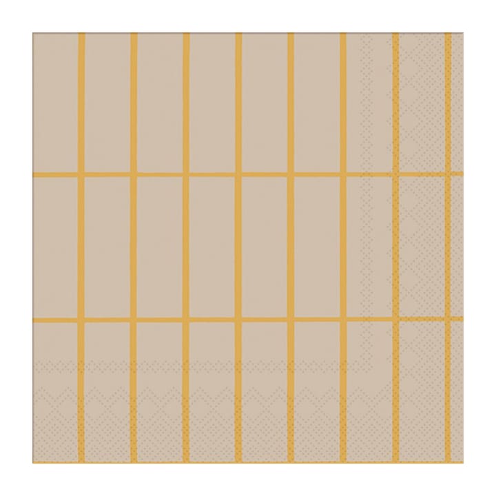 Tiiliskivi 냅킨 33x33 cm 20개 - Linen-gold - Marimekko | 마리메꼬