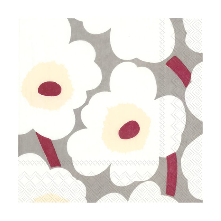 Unikko 냅킨 33x33 cm 20개 - Cream - Marimekko | 마리메꼬