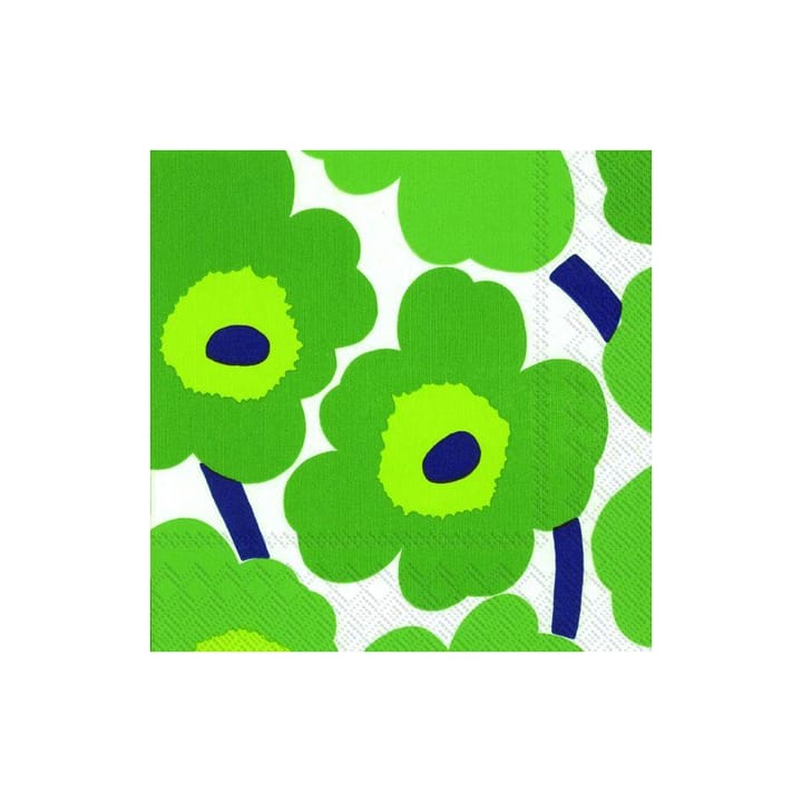 Unikko 냅킨 33x33 cm 20개 - green - Marimekko | 마리메꼬