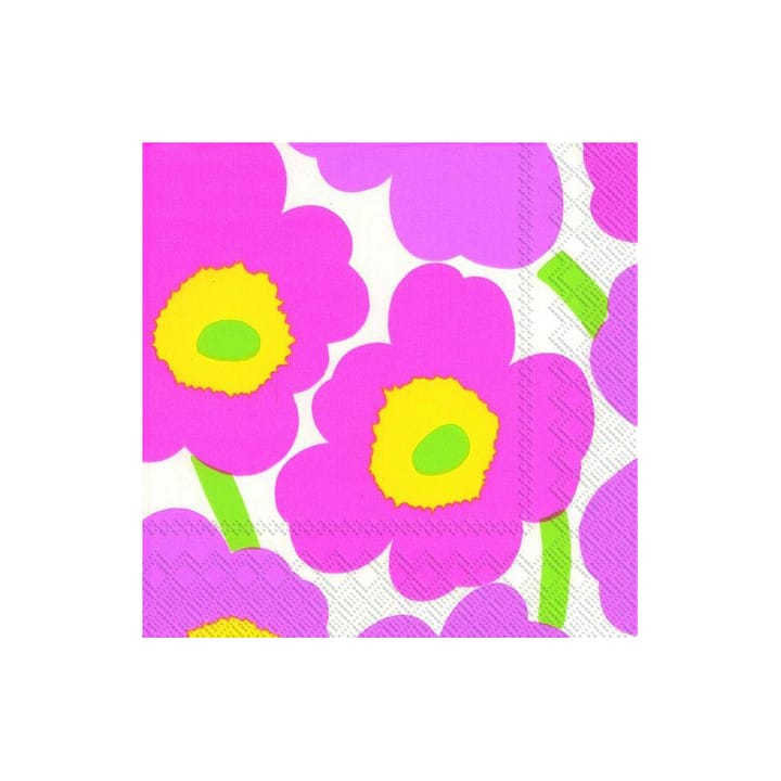 Unikko 냅킨 33x33 cm 20개 - pink - Marimekko | 마리메꼬