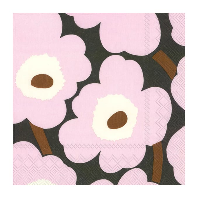 Unikko 냅킨 33x33 cm 20개 - Rose - Marimekko | 마리메꼬