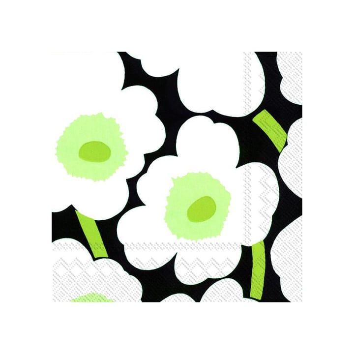 Unikko 냅킨 40x40 cm 20개 - black - Marimekko | 마리메꼬