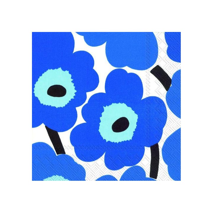 Unikko 냅킨 40x40 cm 20개 - blue - Marimekko | 마리메꼬