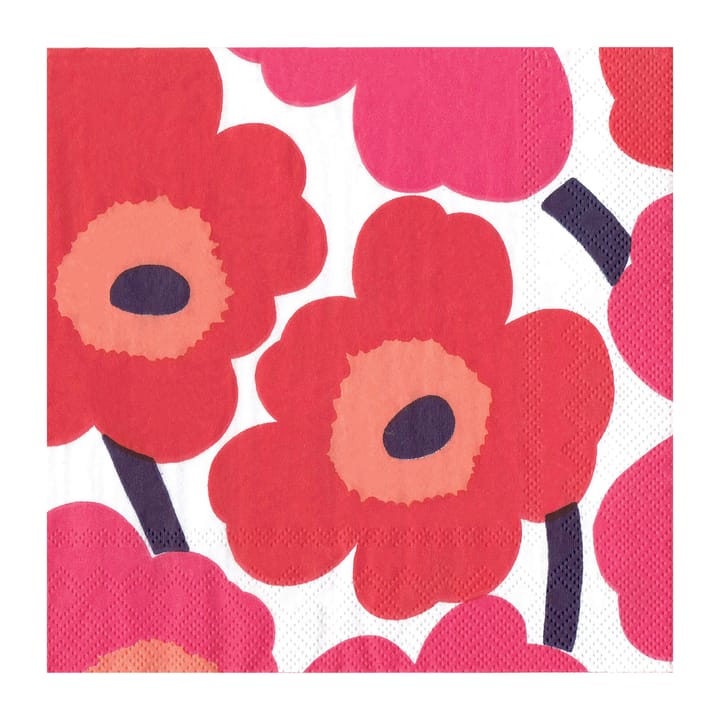 Unikko 냅킨 40x40 cm 20개 - Red - Marimekko | 마리메꼬