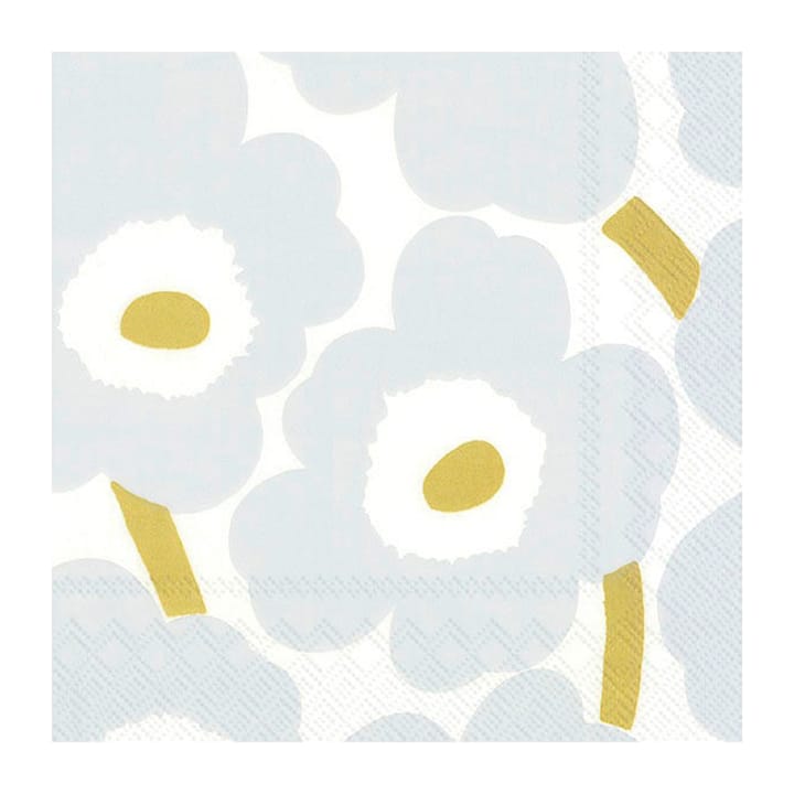 Unikko 냅킨 40x40 cm 20개 - White-silver - Marimekko | 마리메꼬