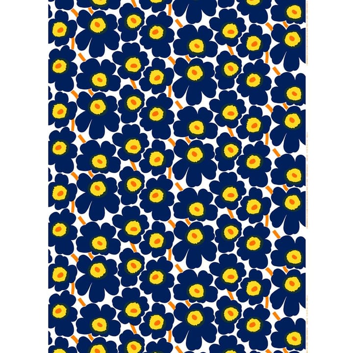 피에니 우니꼬 패브릭, white-blue-yellow Marimekko | 마리메꼬