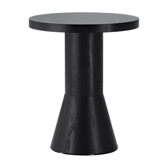 드래프트 테이블 40 cm - Black stained ash - Massproductions | 매스프로덕션스