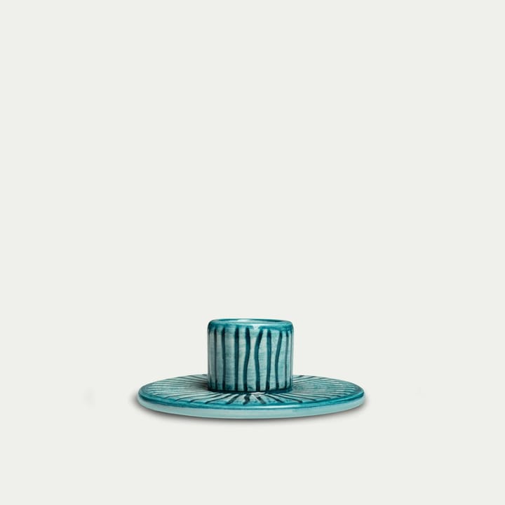 Stripes 촛대 Ø8cm - Turquoise - Mateus | 마테우스