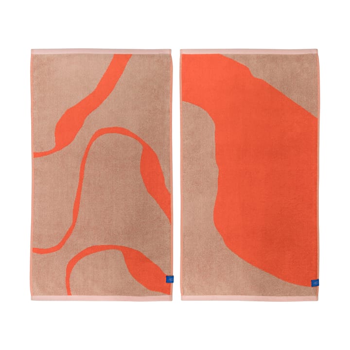 노바 아르떼 게스트 타올 40x55 cm 2개 세트 - Latte-orange - Mette Ditmer | 매트 딧메르