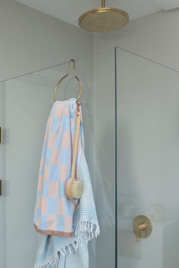 레트로 타월 70x133 cm - Light blue - Mette Ditmer | 매트 딧메르