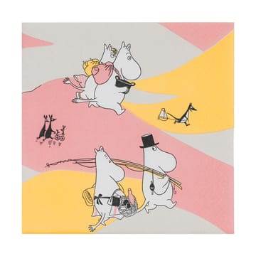 패밀리 타임 페이퍼 냅킨 33x33 cm 20개 세트 - Multi - Moomin Arabia | 무민 아라비아