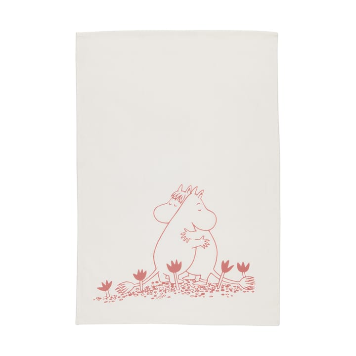 무민 키친 타월 50x70 cm - Love white - Moomin Arabia | 무민 아라비아