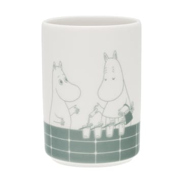 무민 칫솔 홀더 - Bath time green-white - Moomin Arabia | 무민 아라비아