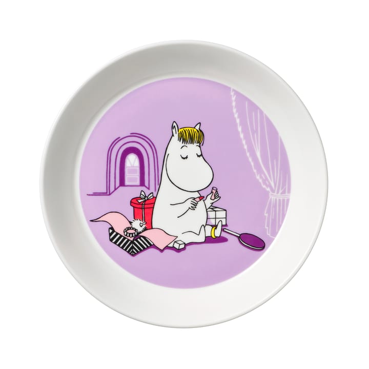 스노크메이든 퍼플 무민 접시 - purple - Moomin Arabia | 무민 아라비아