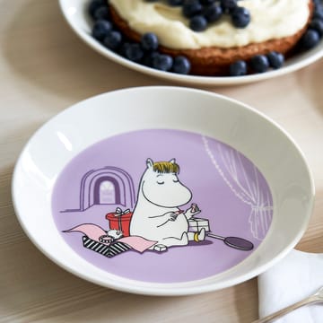 스노크메이든 퍼플 무민 접시 - purple - Moomin Arabia | 무��민 아라비아