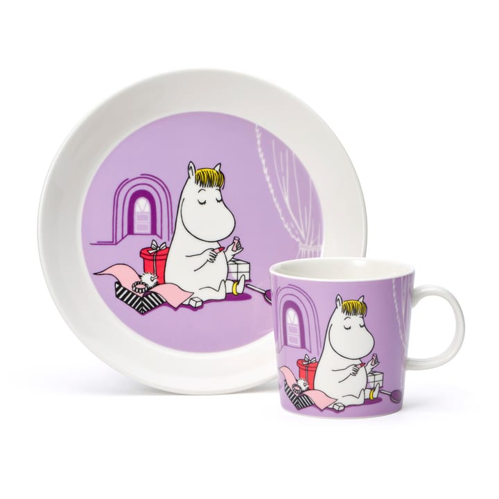 무민 키즈 디너 세트, Snorkmaiden purple Moomin Arabia | 무민 아라비아