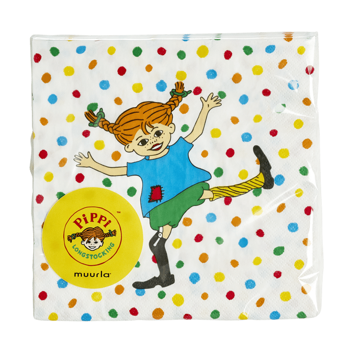 삐삐 냅킨 33x33 cm 20개 세트 - Jumping Jack - Muurla | 뮬라