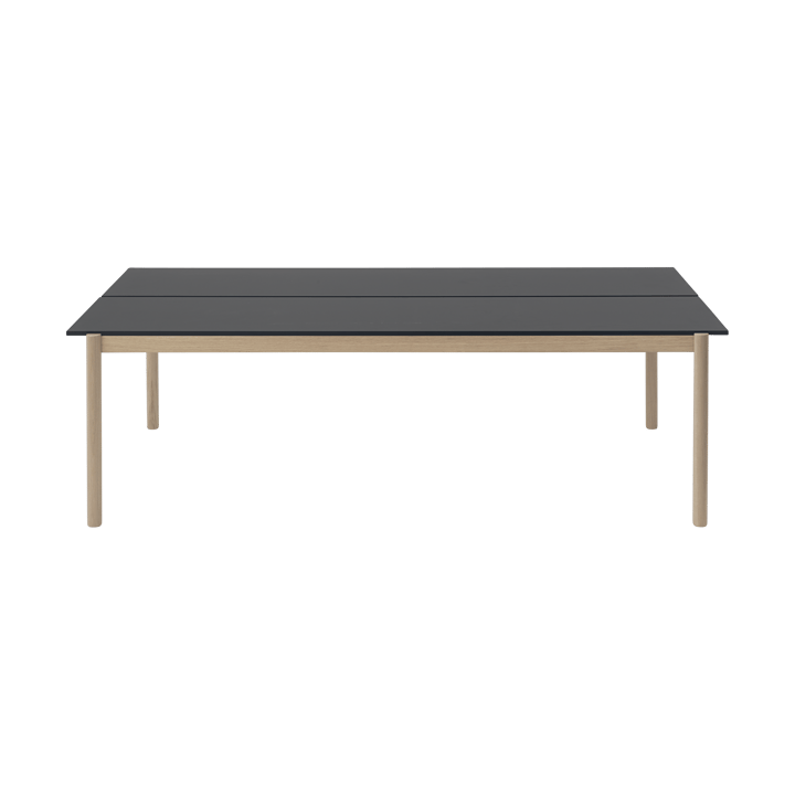 리니어 시스템 다이닝 테이블 110x240 cm, Black nanolaminate-black-oak Muuto | 무토