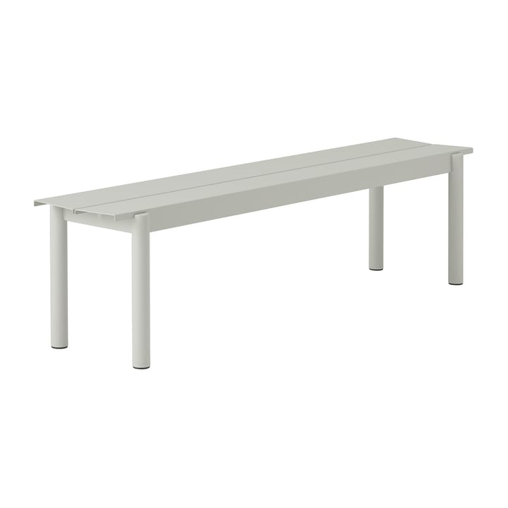 리니어 스틸 벤치 170 cm - Grey (RAL 7044) - Muuto | 무토