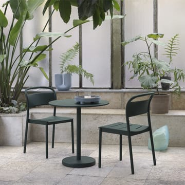 리니어 스틸 테이블 70 cm - Dark green - Muuto | 무토