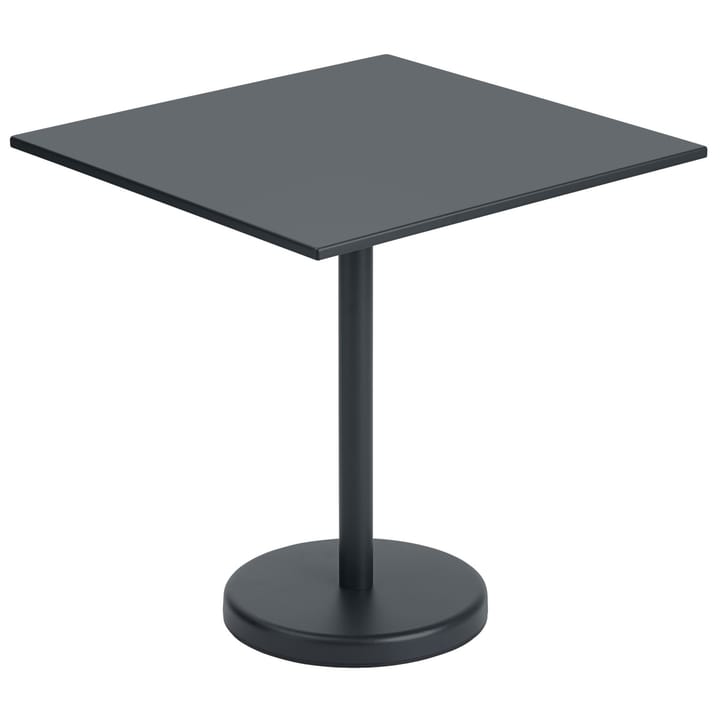 리니어 스틸 테이블 70x70 cm - Black - Muuto | 무토