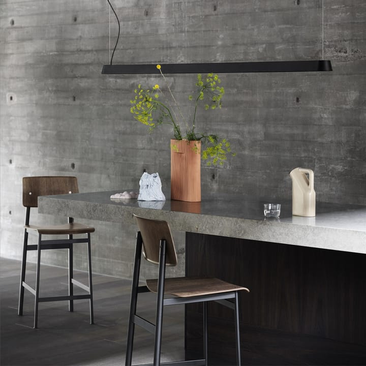 로프트 바 스툴, Black, low, black steel legs Muuto | 무토