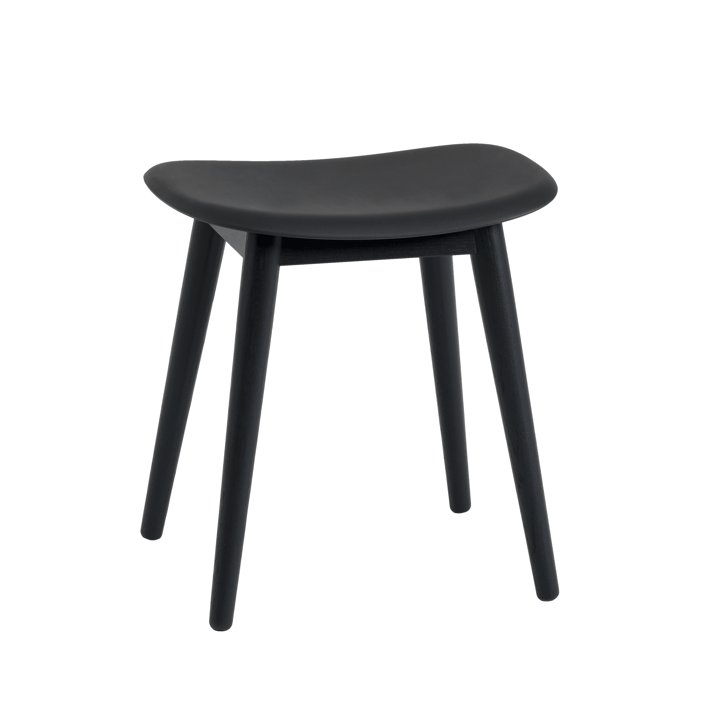 파이버 스툴 - Black, wooden legs - Muuto | 무토