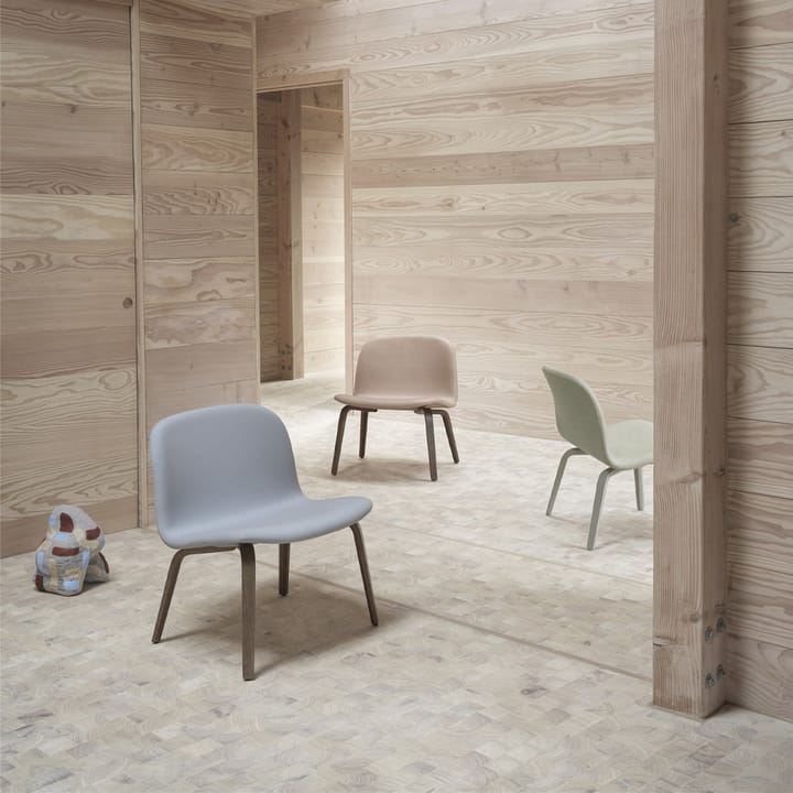 비수 라운지암 체어, Steelcut 120-brown stained oak Muuto | 무토