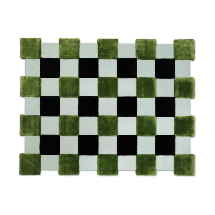 ODC Segment 러그 콜렉션 스퀘어 카페트 - Green-black-mint, 142x198 cm - Ogeborg | 오게보리