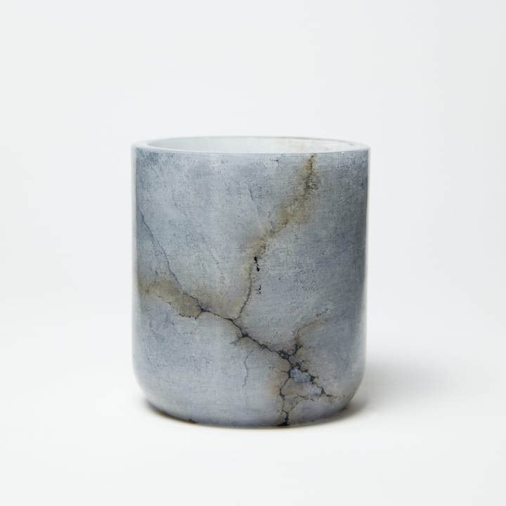 Alaia 캔들 컵 Ø11x12 cm - Alabaster gray - Olsson & Jensen | 올손 앤드 젠슨