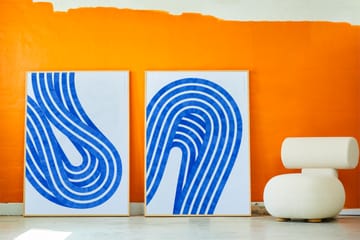 엔트로피 블루 01 포스터 - 30x40 cm - Paper Collective | 페이퍼콜렉티브