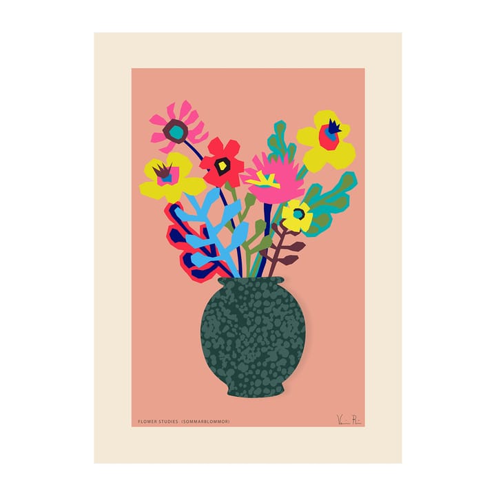 Flower Studies 02 (Sommar) 포스터 - 30x40 cm - Paper Collective | 페이퍼콜렉티브