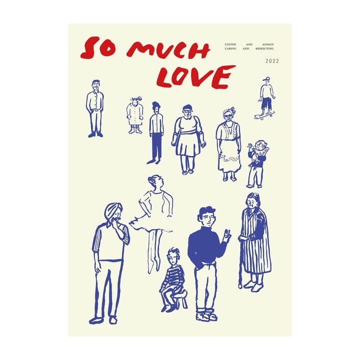 So Much 러브 포스터 - 30x40 cm - Paper Collective | 페이퍼콜렉티브
