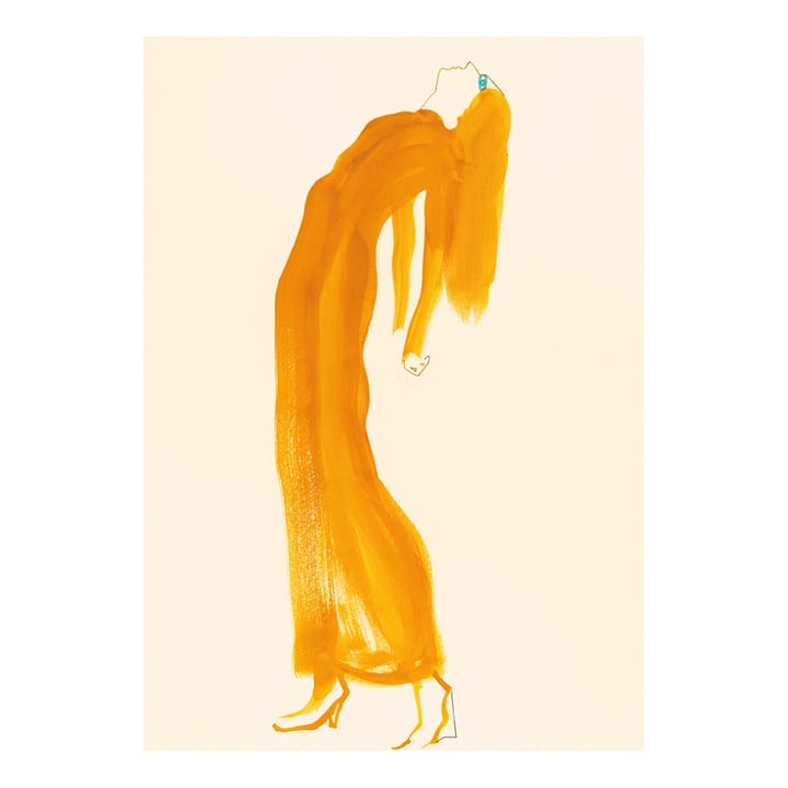 The 사프론 Dress 포스터 - 30x40 cm - Paper Collective | 페이퍼콜렉티브
