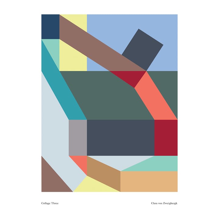 컬리지 Three 포스터 - 30x40 cm - Paper Collective | 페이퍼콜렉티브