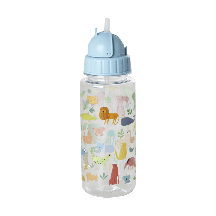 라이스 어린이용 워터 보틀 45 cl, Sweet Jungle Print-Soft blue RICE | 라이스