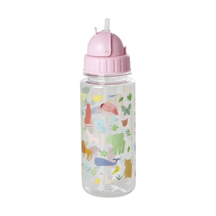 라이스 어린이용 워터 보틀 45 cl - Sweet Jungle Print-Soft Pink - RICE | 라이스