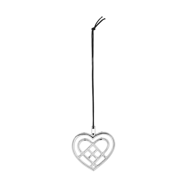 Weaved Heart 크리스마스 장식 6.5 cm, Silver-plated Rosendahl | 로젠달 코펜하겐