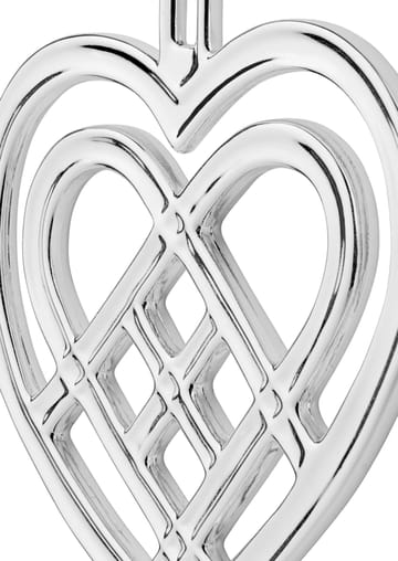 Weaved Heart 크리스마스 장식 6.5 cm - Silver-plated - Rosendahl | 로젠달 코펜하겐