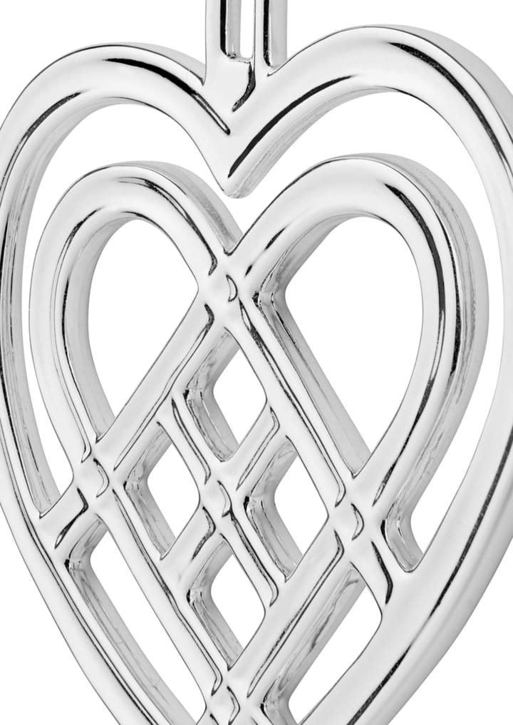 Weaved Heart 크리스마스 장식 6.5 cm, Silver-plated Rosendahl | 로젠달 코펜하겐