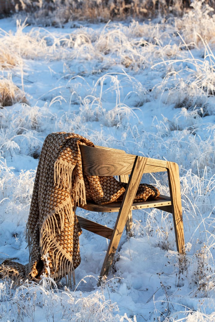 이삭 스로우 150x210 cm, Chestnut Røros Tweed | 뢰로스 트위드