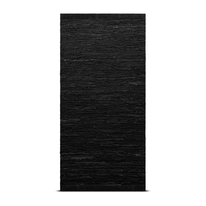 레더 러그 140x200 cm - black - Rug Solid | 러그솔리드