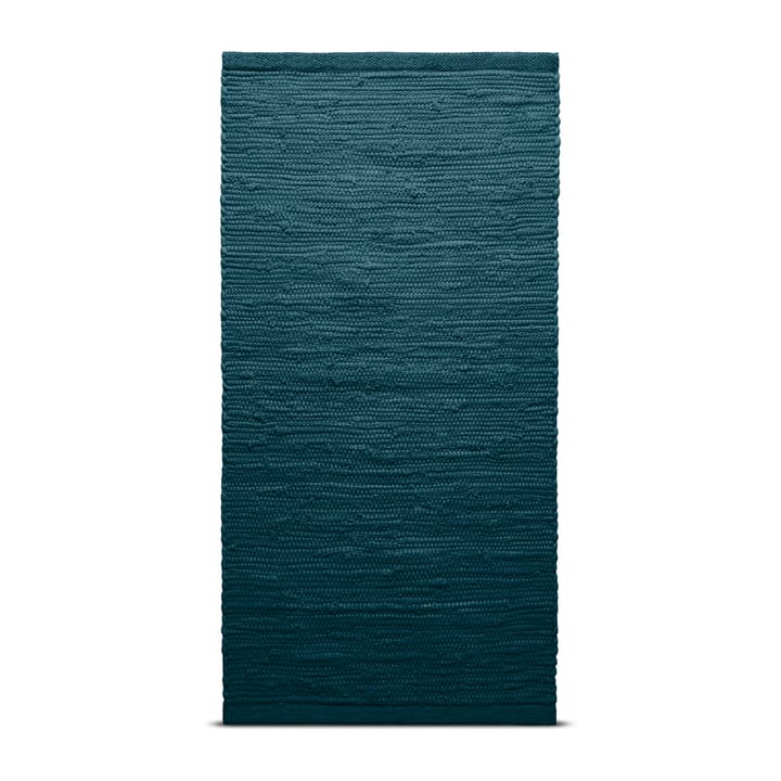 코튼 러그 75x300 cm - petroleum (petrolblue) - Rug Solid | 러그솔리드