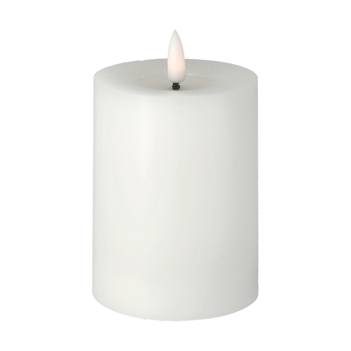 Bright Melt block candle LED 12,5 cm, White Scandi Essentials | 스칸디 에센셜