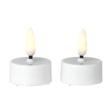 브라이트 LED 티라이트 Ø3.8 cm 2개 세트 - White - Scandi Essentials | 스칸디 에센셜