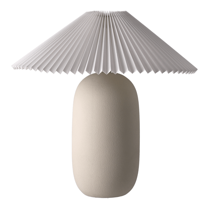 Boulder 테이블 조명 48 cm beige-pleated white - undefined - Scandi Living | 스칸디리빙