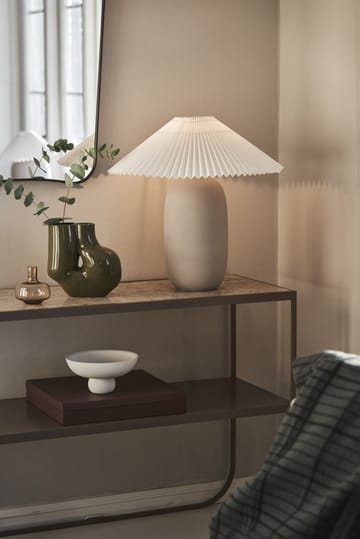 Boulder 테이블 조명 48 cm grey-pleated white - undefined - Scandi Living | 스칸디리빙