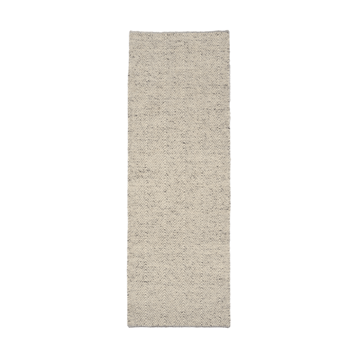 Furrow 울 러그 네추럴 화이트/grey, 80x240 cm Scandi Living | 스칸디리빙