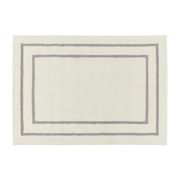 보더스 울 러그 - White-grey 170x240 cm - Scandi Living | 스칸디리빙